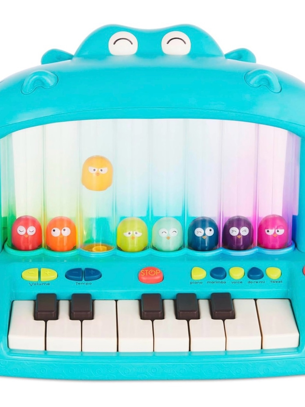 B. Toys hippo piano musical toy lights, sounds songs for baby & toddler - Picture 6 of 10